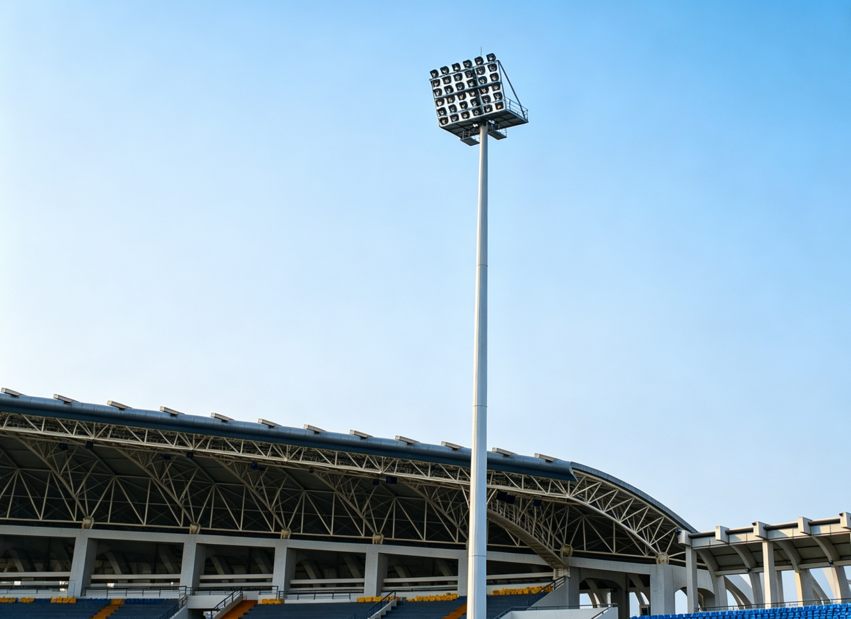 High mast lights for stadium
