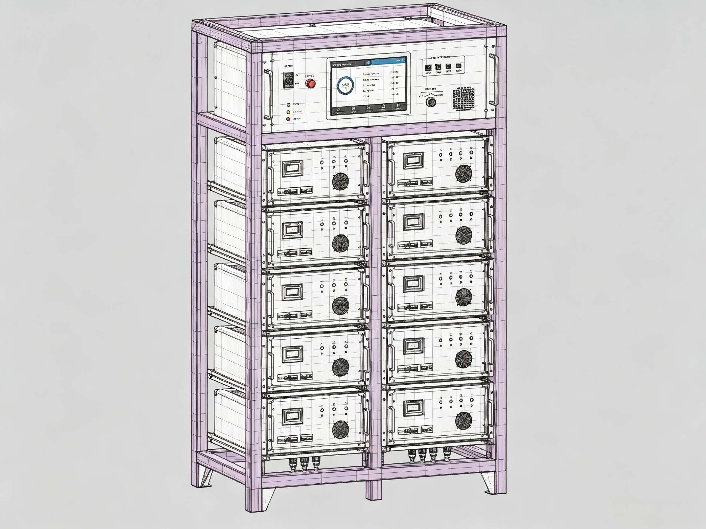 Residential hybrid solar inverter with grid-tie and off-grid capabilities