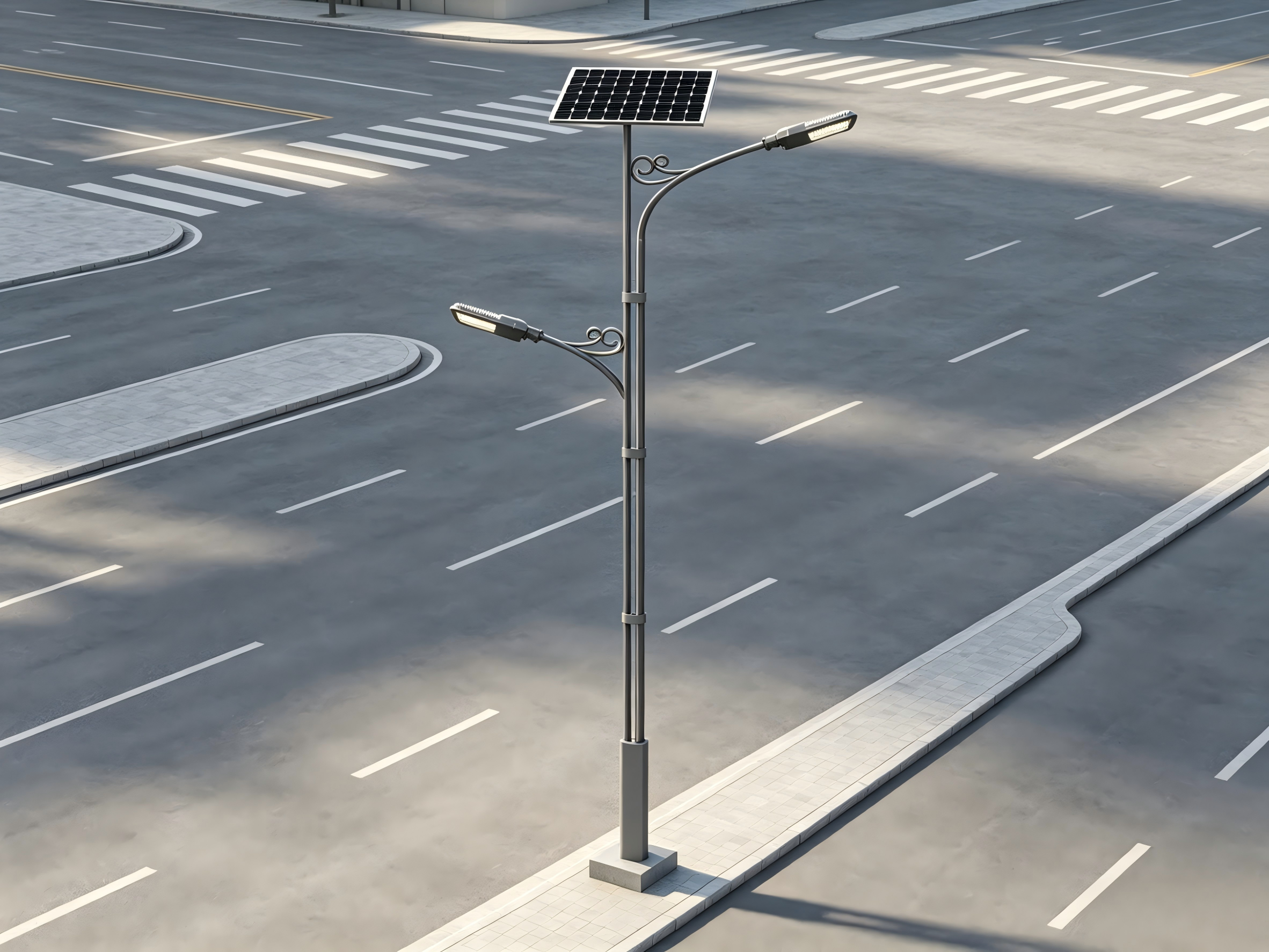 Solar garden light product