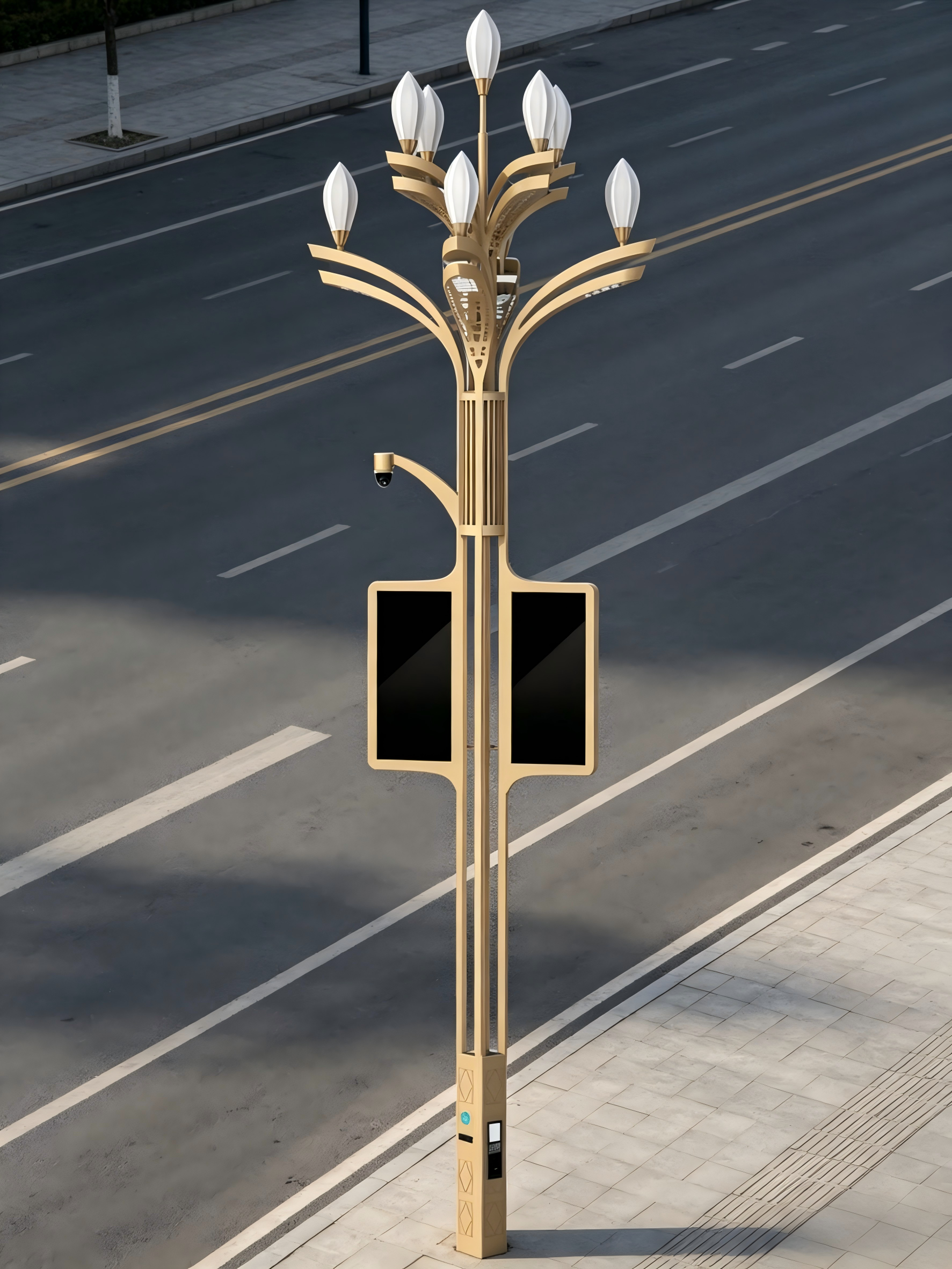 Solar-Powered Smart Street Light
