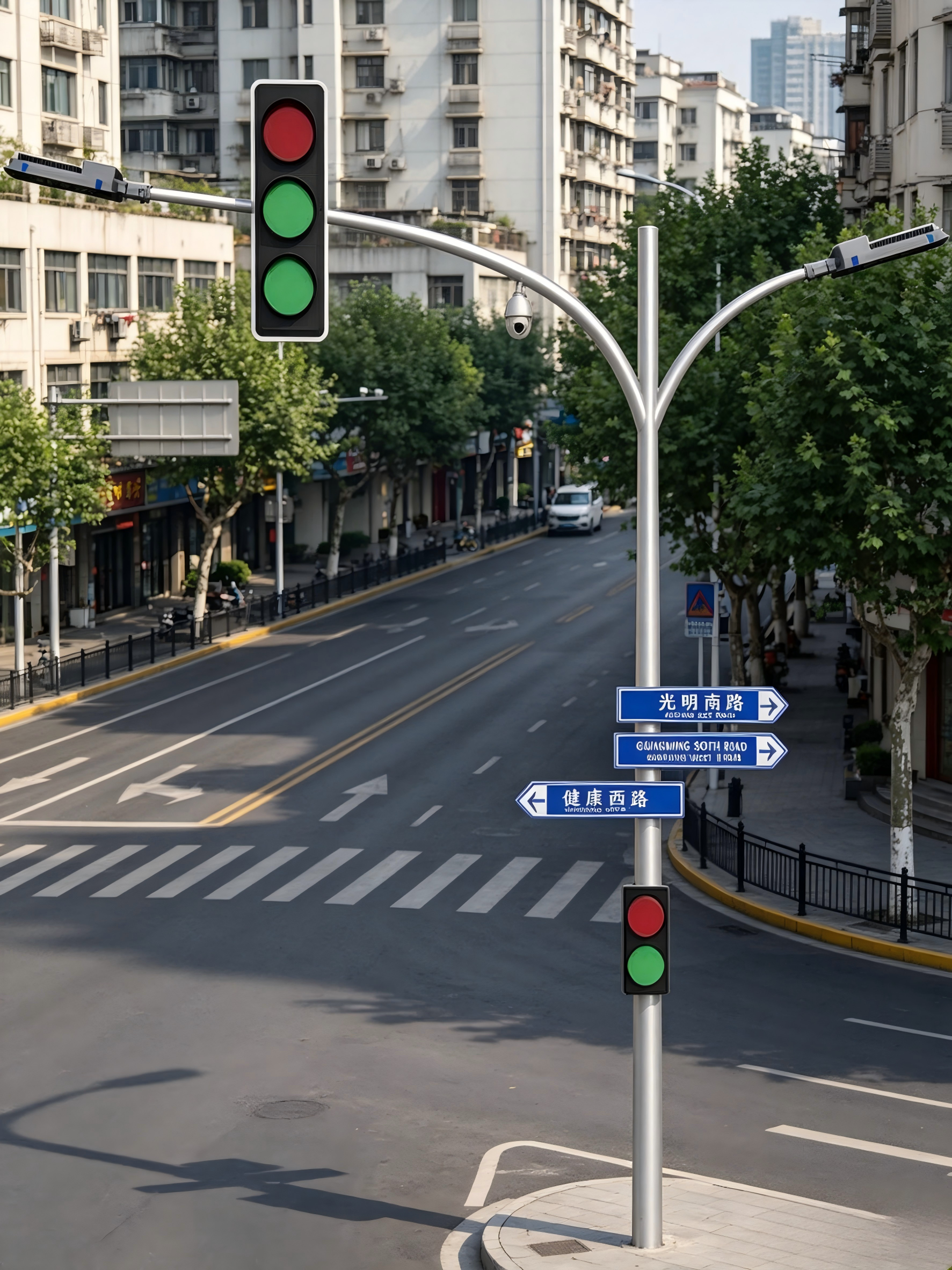 AI-Enabled Street Light with Environmental Sensors