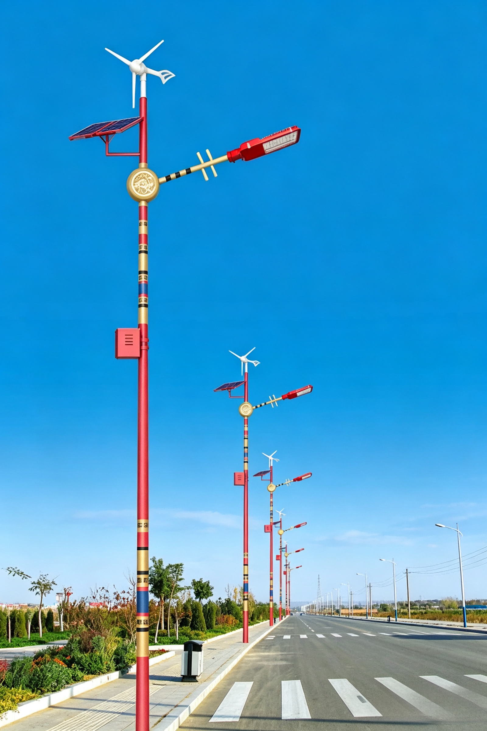 Smart IoT Wind-Solar Street Light