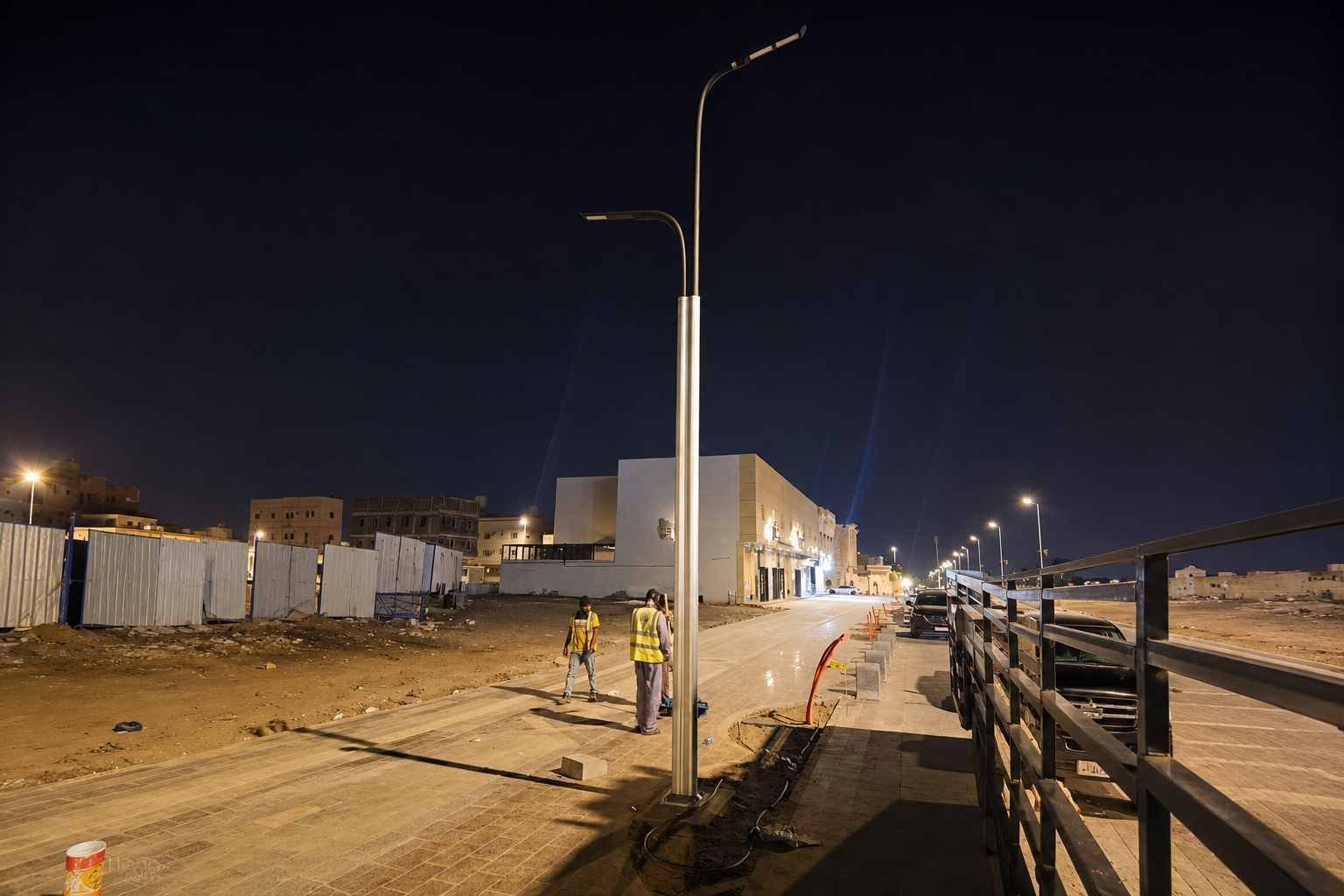 Municipal LED street light project urban area