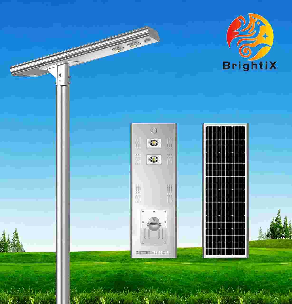 All in one solar street light manufacturer with LED pole
