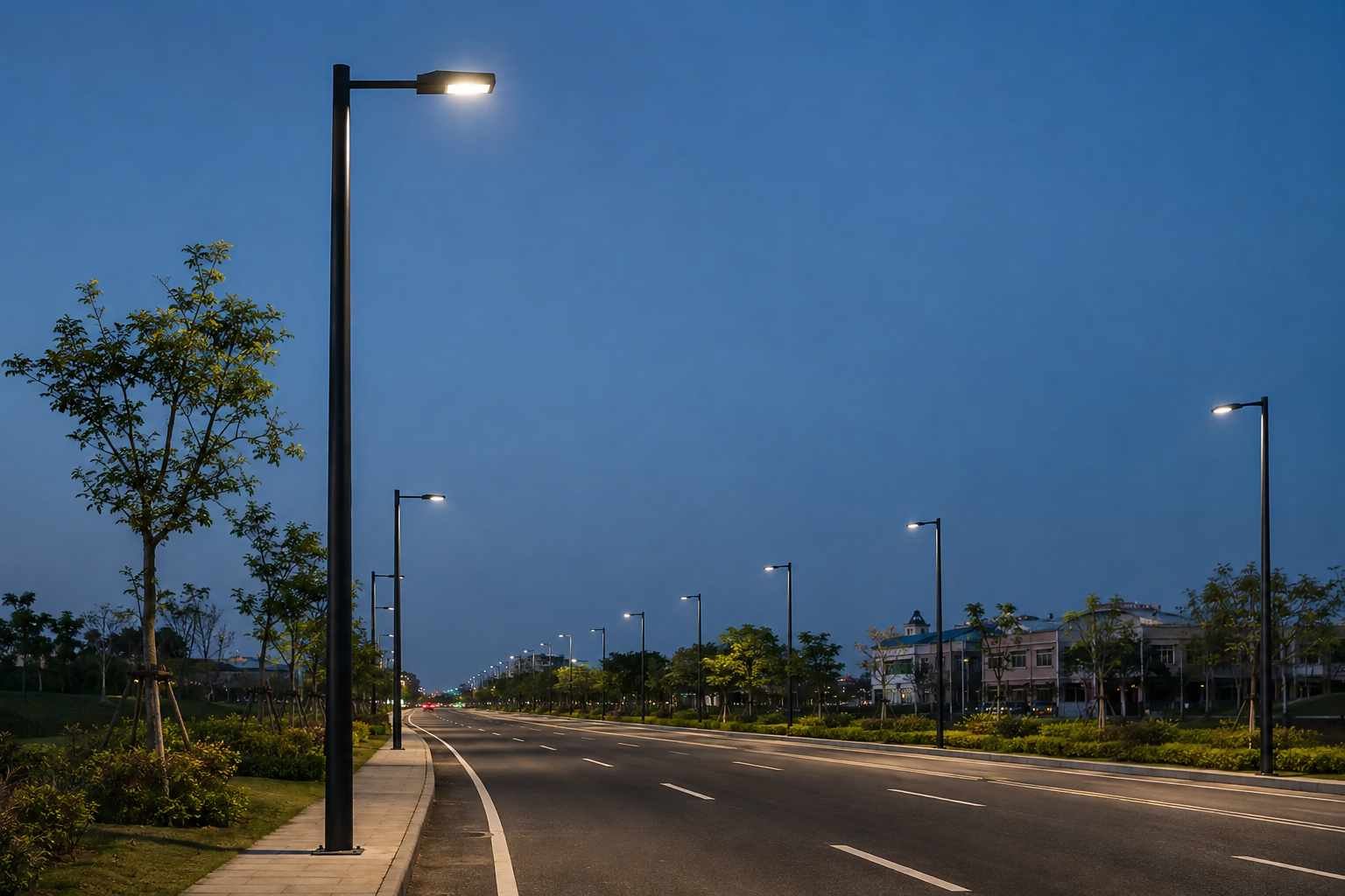 Smart street light system project for government