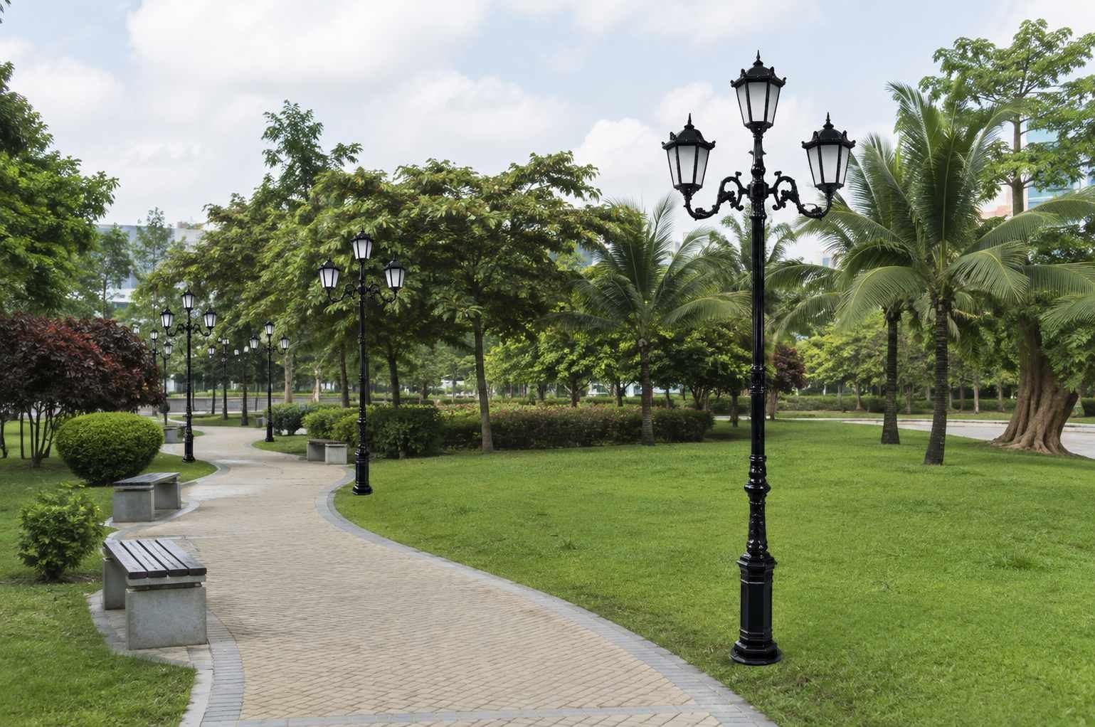 Municipal Park Landscape Lighting Project - Nigeria
