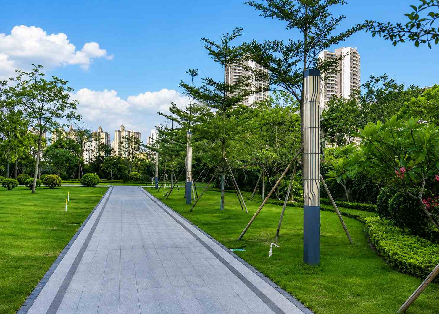 Highway Median Landscape Lighting - Bangladesh
