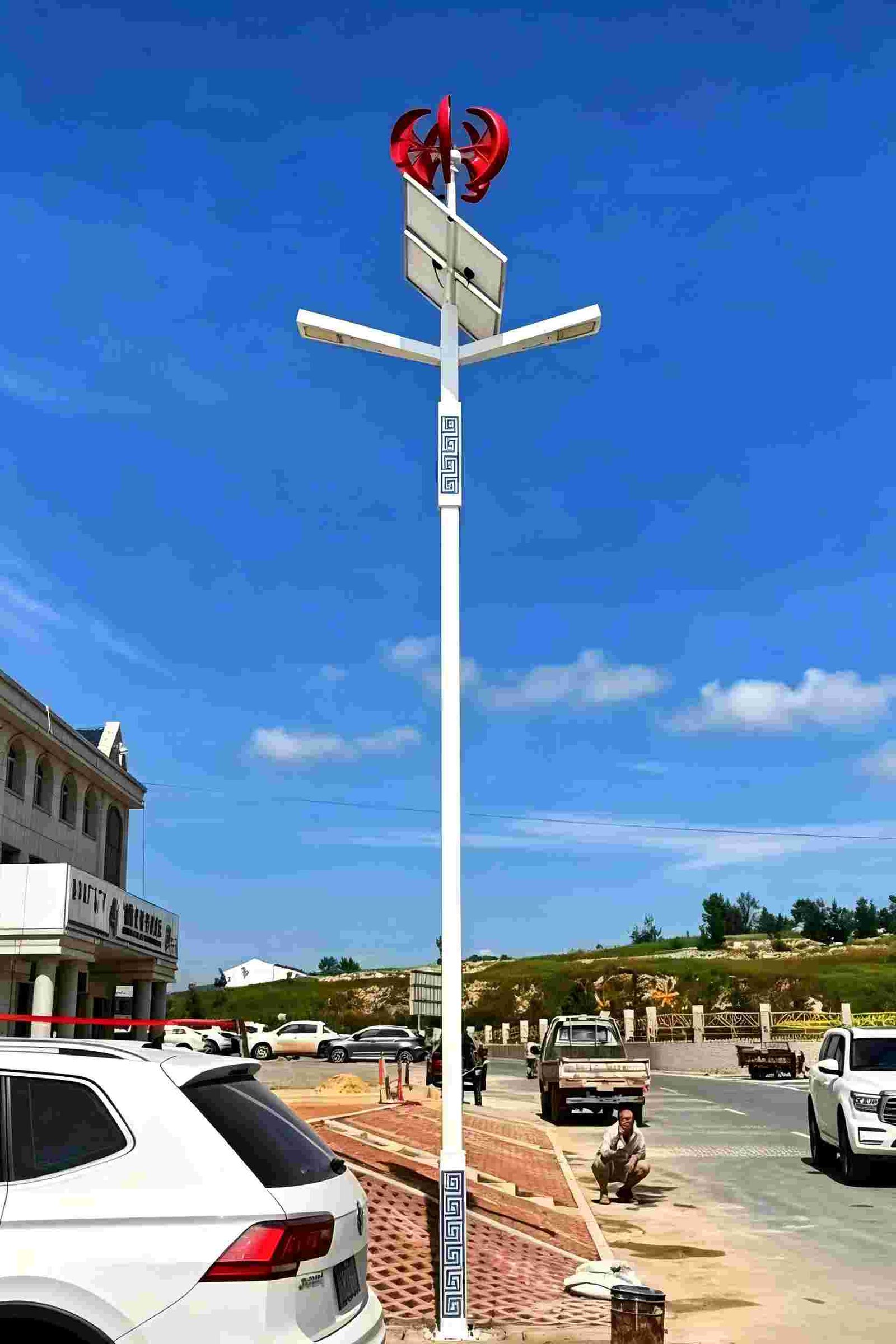 High-Mast Wind-Solar Complementary Light