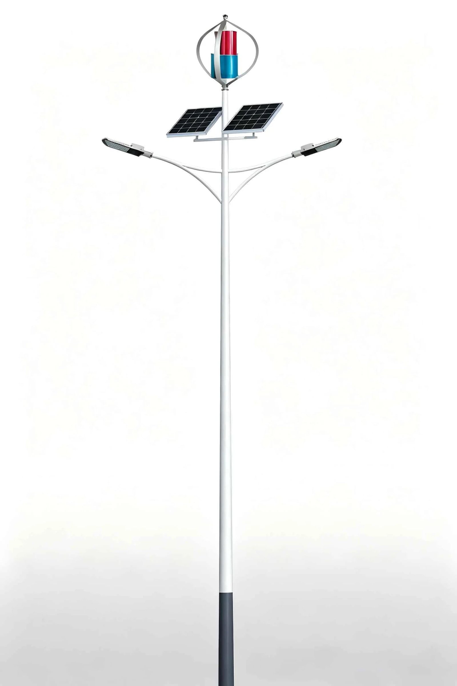 Dual-Arm Wind-Solar Hybrid Street Light