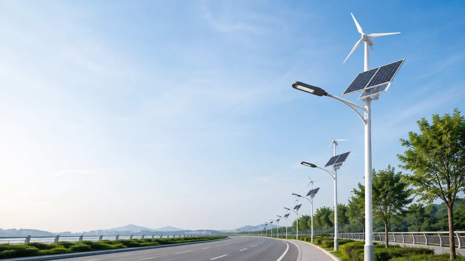 Solar Wind Hybrid Street Light System