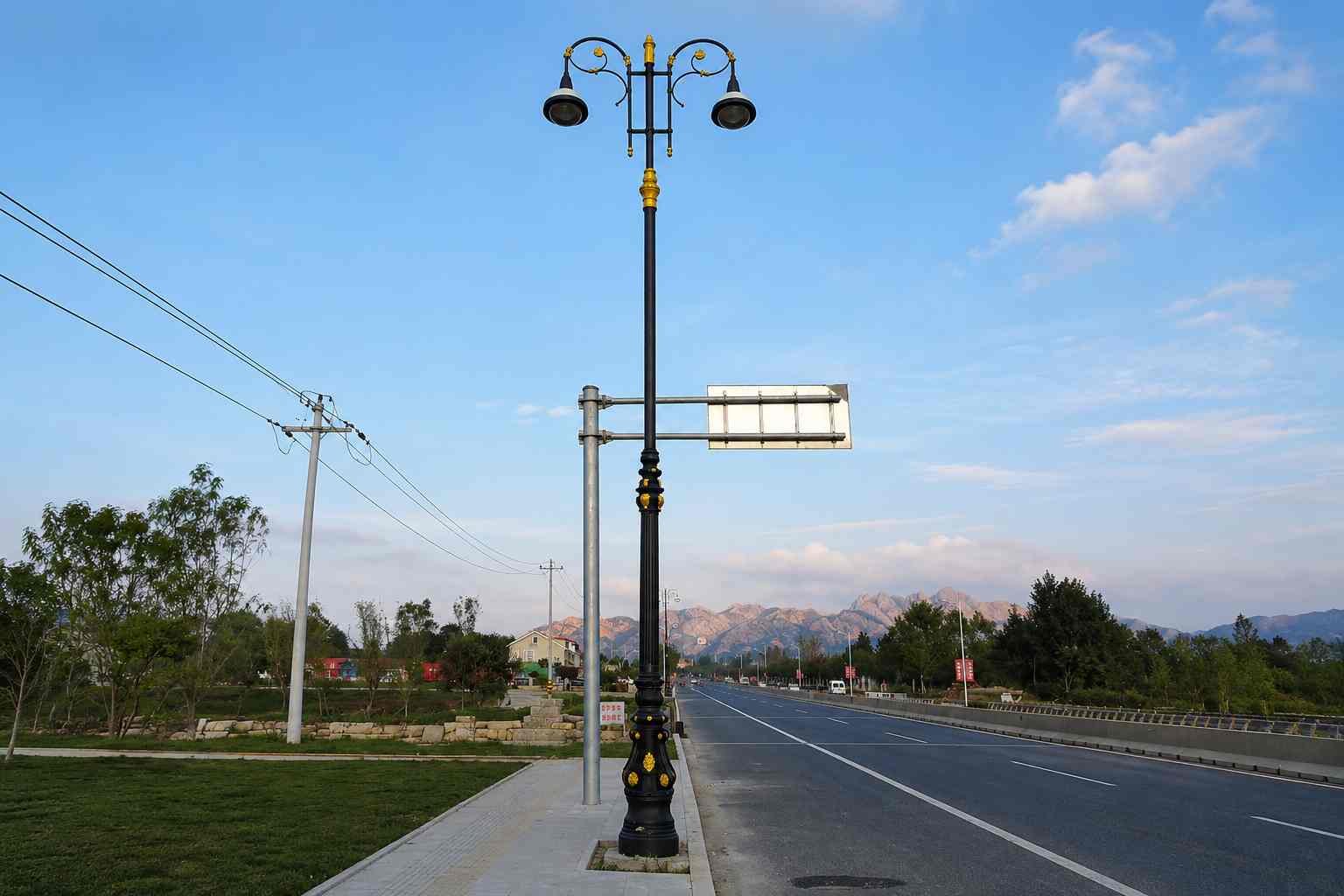 Government LED street light project in Southeast Asia