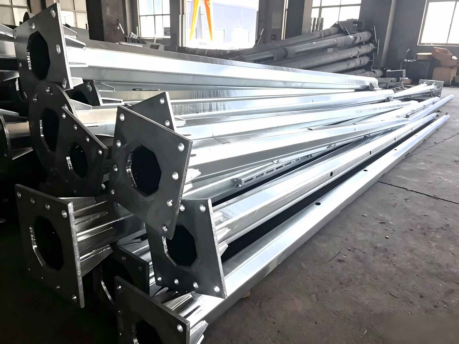 Conical Tapered Street Light Pole