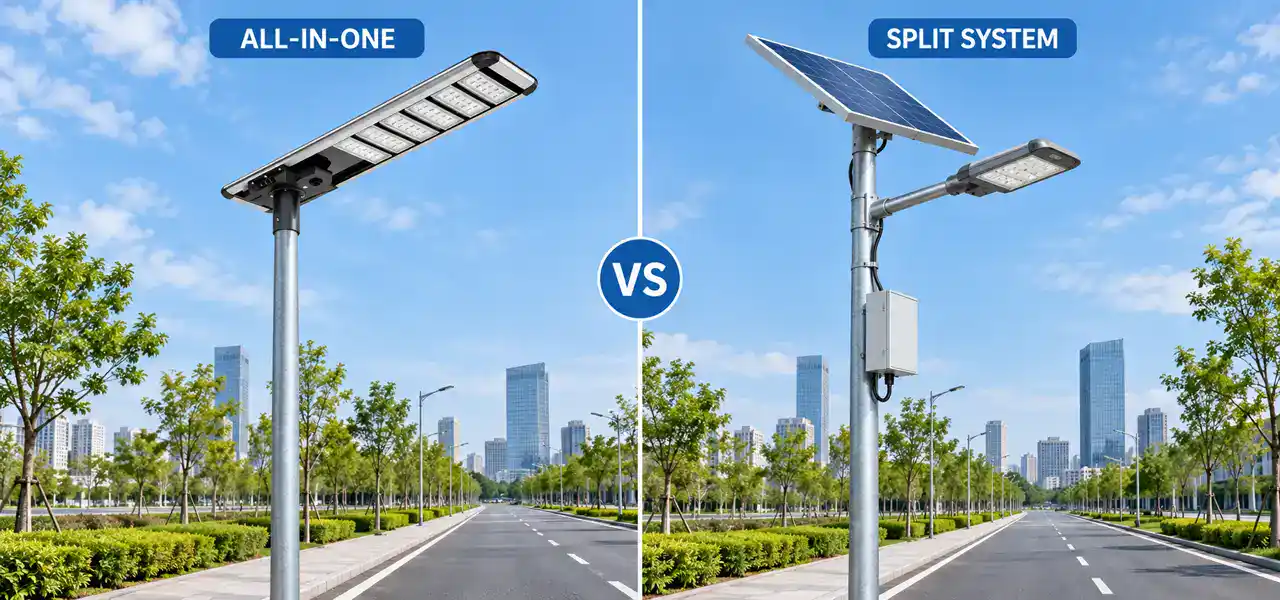 All-in-One vs Split Solar Street Lights: Which Is Better for Your Project?