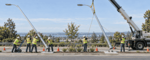 Steel vs Aluminum Street Light Poles: Which Is Better for Municipal and Solar Lighting Projects? 2 Installation and handling differences between aluminum and steel street light poles