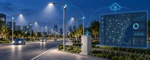 Smart Street Lighting System Project: Components, Controls, and Deployment Guide 1 Smart street lighting system project architecture for a municipal road