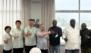 Benin Delegation Visits Jinborui outdoor lighting suppliers